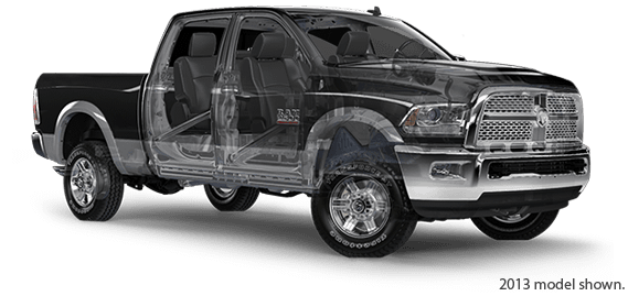 Interior con estilo duradero de la Ram 3500 2014 de trabajo pesado