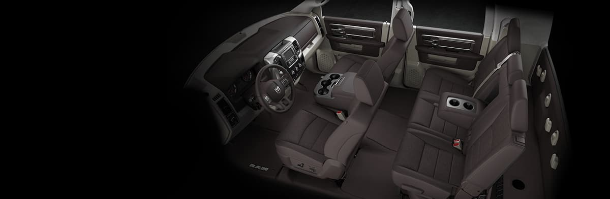 Mejor interior Mega Cab en su clase de la Ram 3500 2014 de trabajo pesado