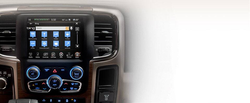 2015 Ram 1500 Uconnect Access System with available 8.4-inch