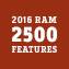2016 Ram 2500 features