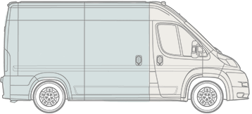 2016 Ram ProMaster Exterior Cargo Van outline