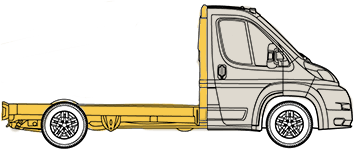 2016 Ram ProMaster Exterior Cutaway Van outline