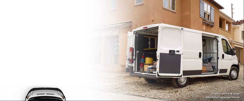 2016 Ram ProMaster Exterior 260 degree rear opening doors
