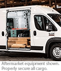 2016 Ram ProMaster Best In Class 21-Inch Floor to Ground Step In Height