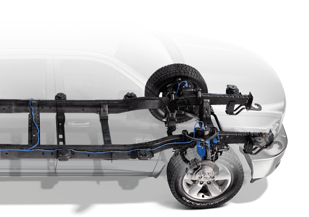 Four-corner air suspension