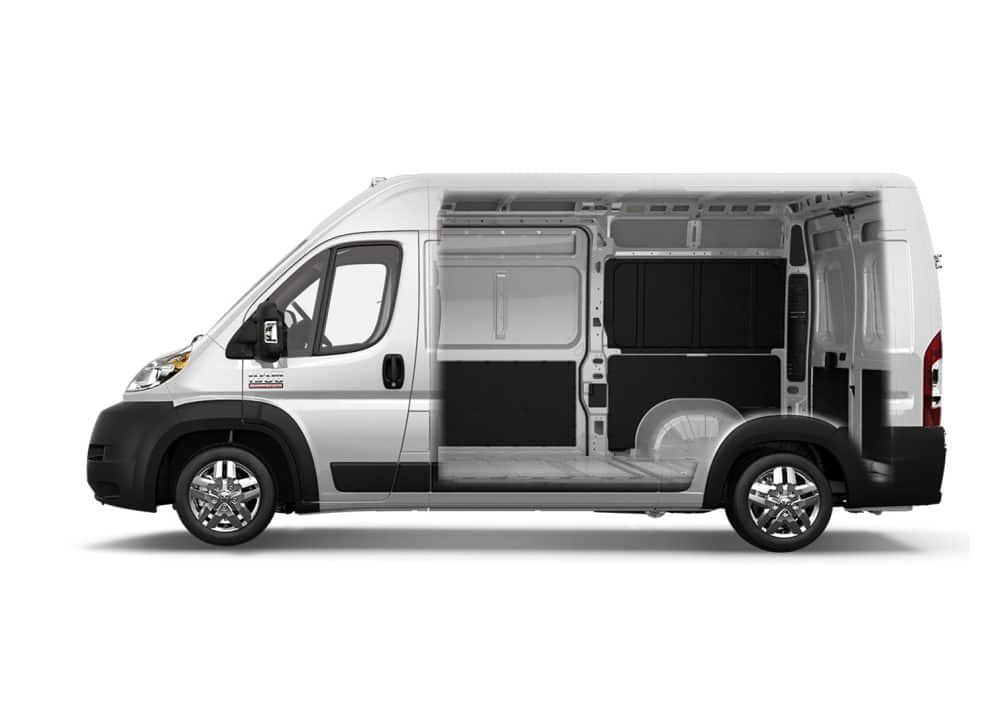 2018 Ram Trucks Promaster Customizable Interior Features