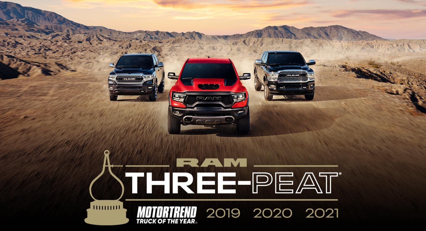 Ram Trucks | MotorTrend Truck of the Year® | 3 Years in a Row