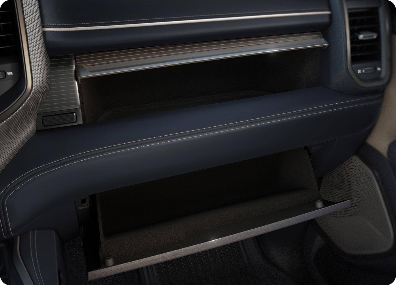 upper glove box ram 1500