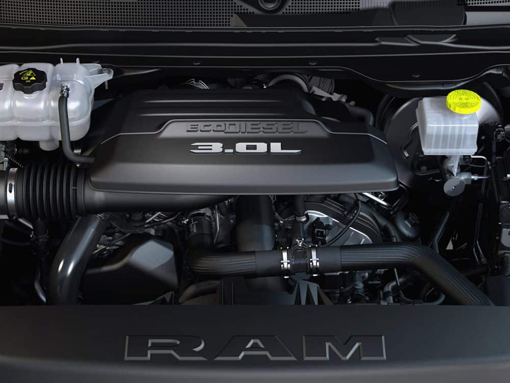 Ram 1500 3 0l ecodiesel v6 engine mpg towing more
