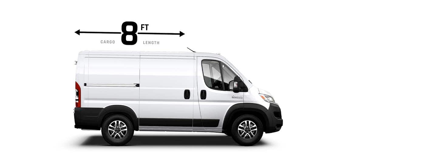8-foot length cargo capacity