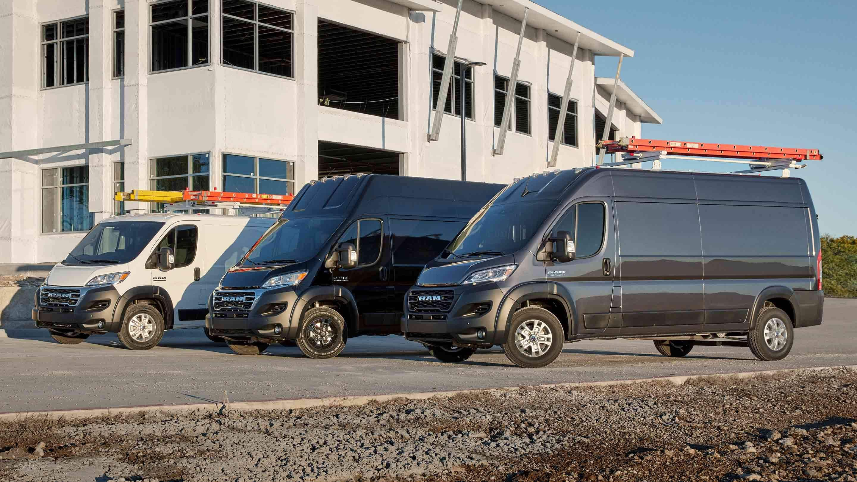 ram promaster plumbing van