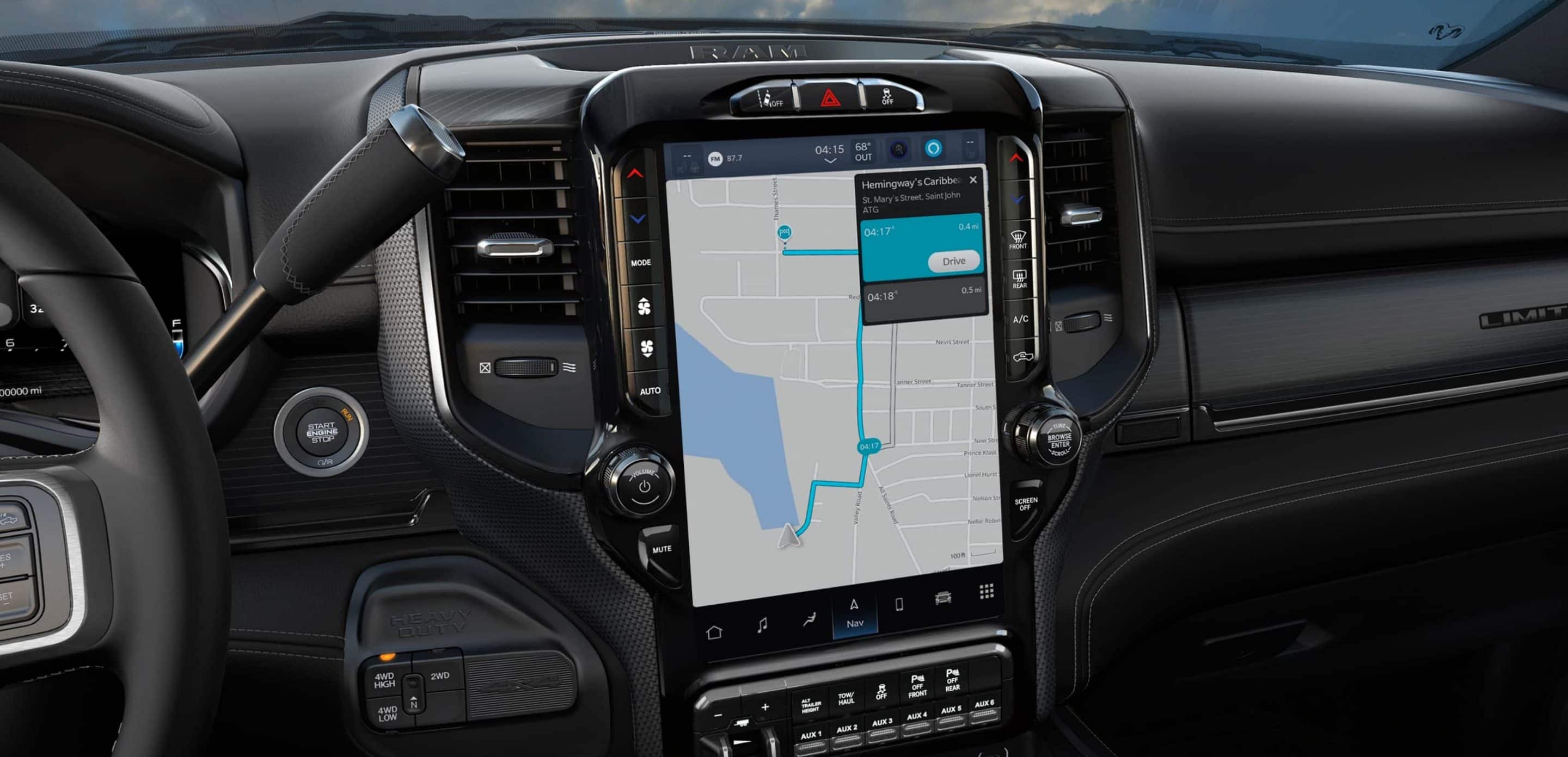 2024 RAM Chassis Cab infotainment screen