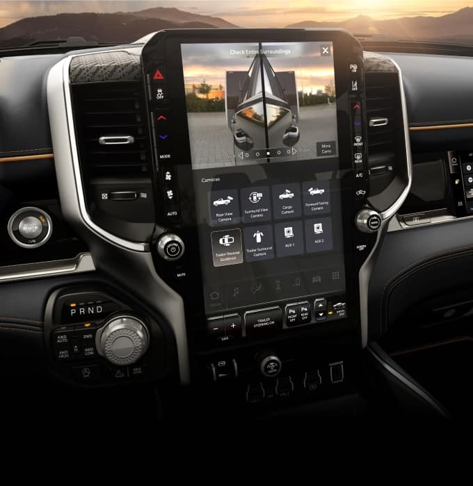 2026 Ram 1500 – trailer reverse guideline technology