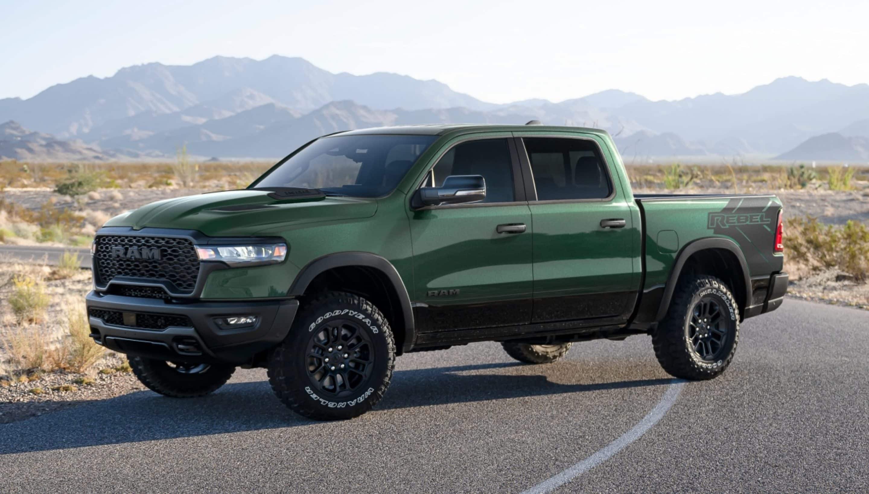 2026 ram 1500 rebel driver side exterior view