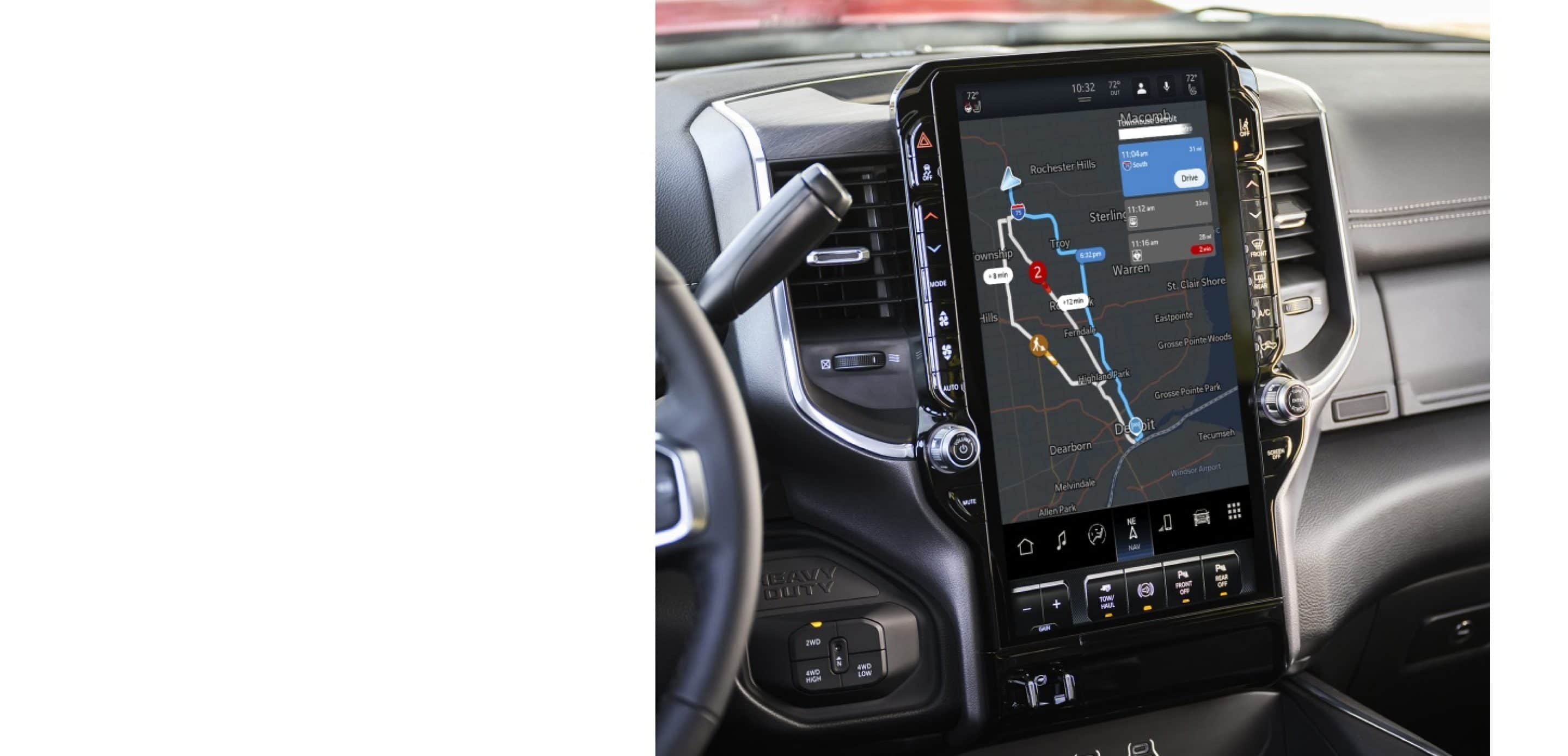 2026 Ram 2500 available 14.5-inch Uconnect 5 touchscreen and Harman Kardon audio