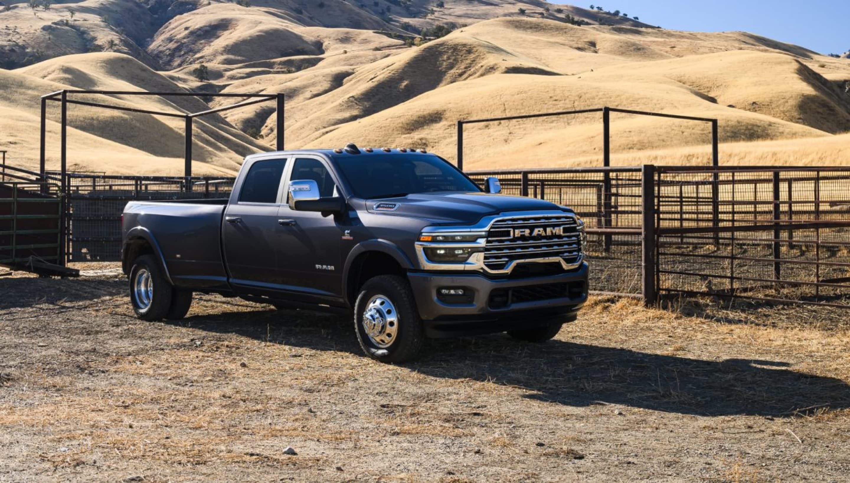 2026 ram 3500 passenger side front exterior view