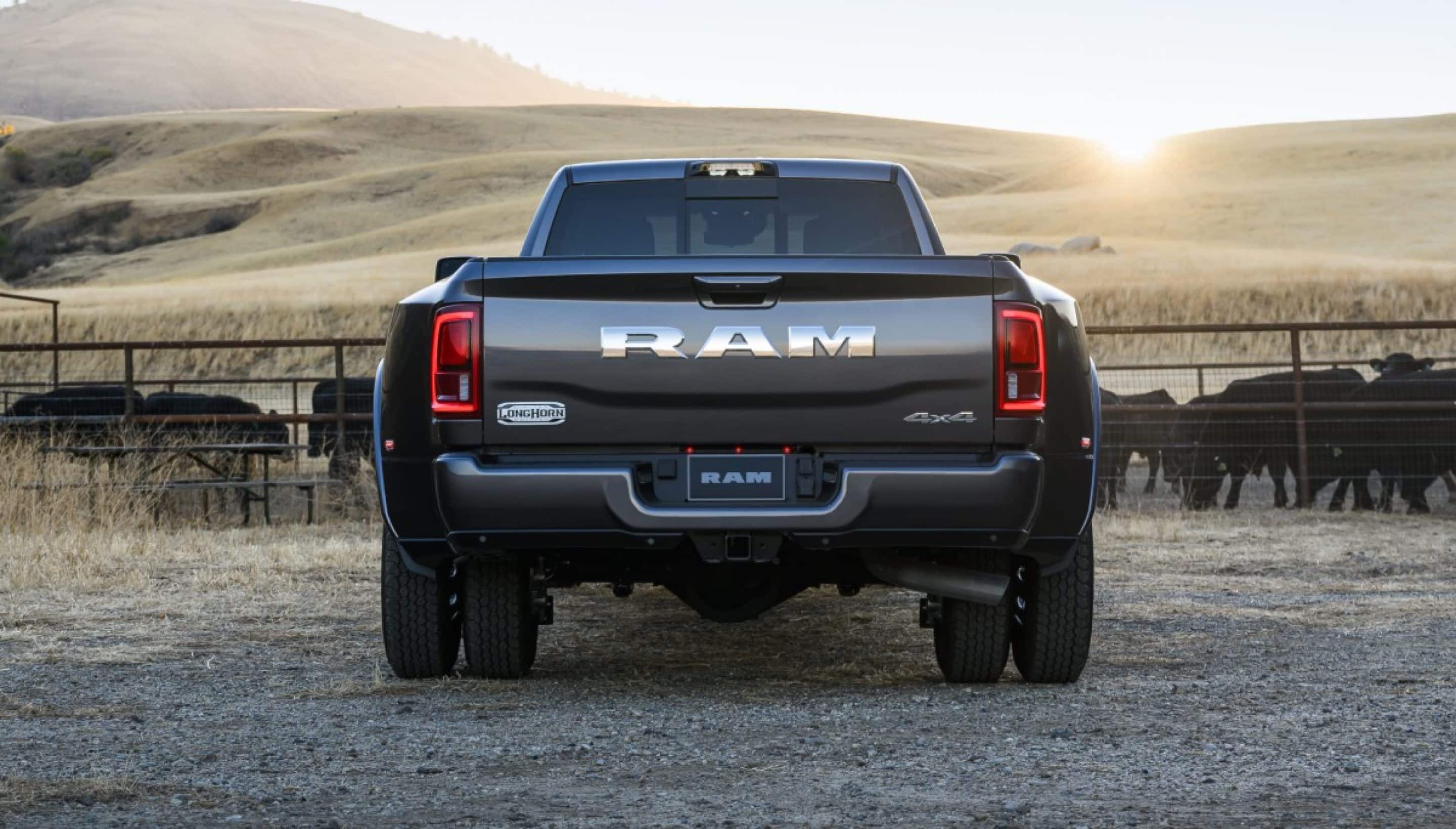 2026 ram 3500 rear exterior view tailgate