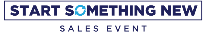 Start Something New Sales Event
