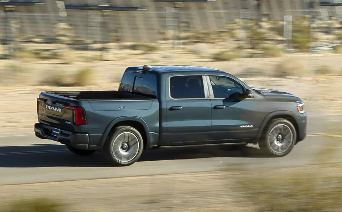 2026 ram 1500 rev passenger side rear exterior view