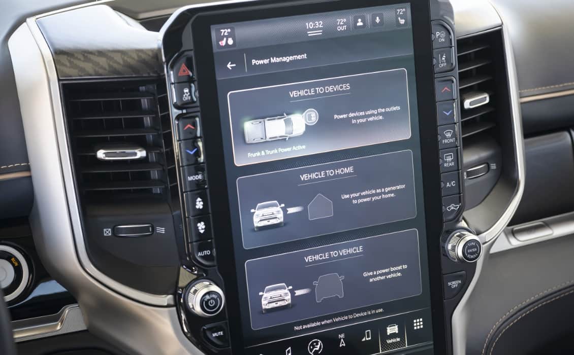 2026 ram 1500 rev multipurpose charging