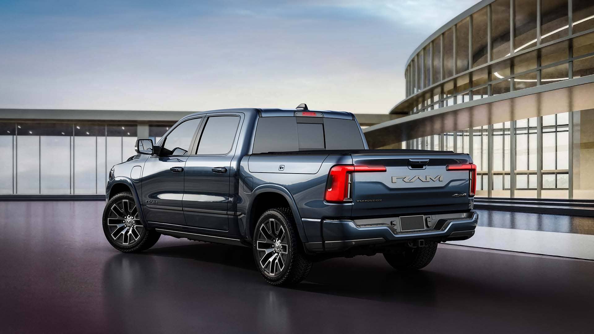 2026 ram 1500 ramcharger passenger side rear exterior view