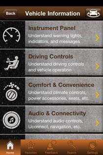 RAM TOOLBOX VEHICLE INFORMATION FEATURES